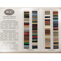 Poly Serging Yarn Chart